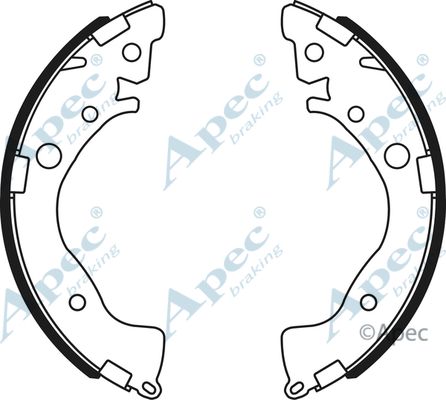 APEC BRAKING Комплект тормозных колодок SHU794